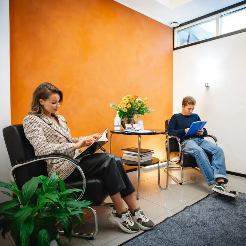 The waiting room at Providental Hammaslääkärit